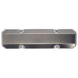 SBC Valve Cover Kit - Fabricated Aluminum - Natural