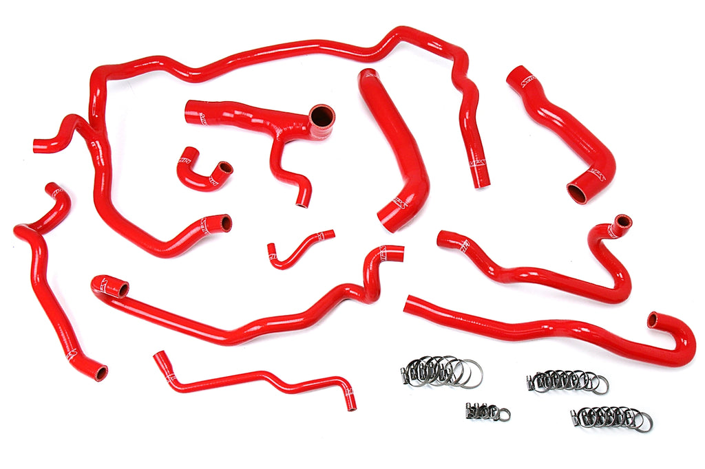 HPS Performance Silicone Hose Kit - Radiator and Heater Hose 57-1552-RED