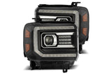 Arex (PRO-Series) Halogen Headlights: GMC Sierra (14-18) - Black (Set)