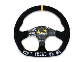 PRP Dont Tread on Me Comp-R Suede Steering Wheel (D-Shaped)