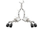 Corsa 22-25 Cadillac CT4 V Blackwing 3in Active Valve Cat-Back - 4.5in Carbon Fiber Black Tip