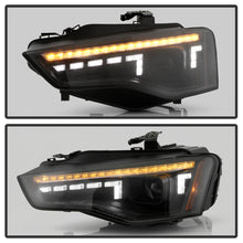 Load image into Gallery viewer, Spyder 13-17 Audi A5 HID Model Only Projector Headlights - Black (PRO-YD-AA513HIDSI-SEQGR-BK)