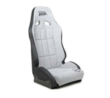 Load image into Gallery viewer, NRG Defender Water Resistant Steel Frame Susp. Seat - Silver w/Black Trim/Defender Logo/Side Bracket