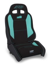 Load image into Gallery viewer, PRP EnduroCrawl Reclining Suspension Seat - Black/Teal Tweed - Driver