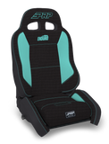 PRP EnduroCrawl Reclining Suspension Seat - Black/Teal Tweed - Driver
