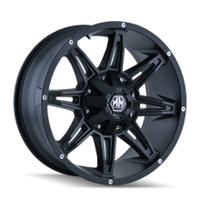 Load image into Gallery viewer, Mayhem 8090 Rampage 20x10 / 8x170 BP / -25mm Offset / 125.2mm Hub Matte Black Wheel