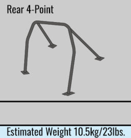 Cusco D1 Chromoly 4-PT Roll Cage Nissan BCNR33 (S/O/No Cancel) CUSCO BLUE