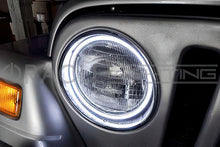 Load image into Gallery viewer, Oracle 7" Round Surface Mount LED Headlight Halo Kit - Amber