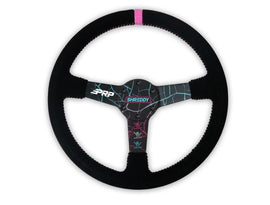 PRP Shreddy Flat Deep Dish Steering Wheel - Cracked