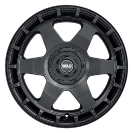 Weld Off-Road Ridge 20x9 - 8x180 BP - ET0 - 124.3mm CB - Satin Black Wheel