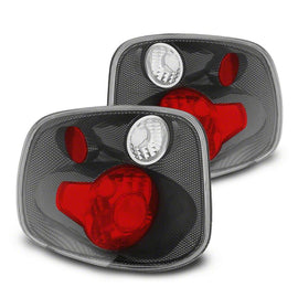 Raxiom 01-03 Ford F-150 Flareside Axial Series Version 2 TailLights- Carbn Fiber- Red/Clear Lens