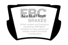Load image into Gallery viewer, EBC 66-74 Lotus Elan 1.6 Greenstuff Rear Brake Pads