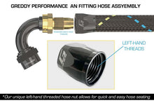 Load image into Gallery viewer, GReddy AN12 STRAIGHT HOSE END SWIVEL BLACK/GOLD ANODIZED
