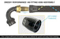 GReddy AN12 STRAIGHT HOSE END SWIVEL BLACK/GOLD ANODIZED