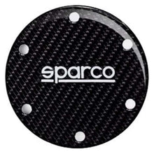 Load image into Gallery viewer, Sparco Steering Wheel Horn Delete Carbon Gloss