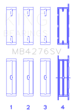 Load image into Gallery viewer, King Engine Bearings Land Rover 2.7L TDV6 Sputter Replacement Crankshaft Main Bearings