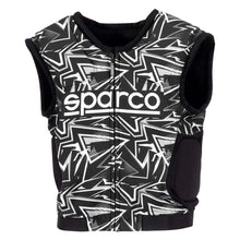 Load image into Gallery viewer, Sparco Vest SJ Pro K-3 LRG - BLK/WHT