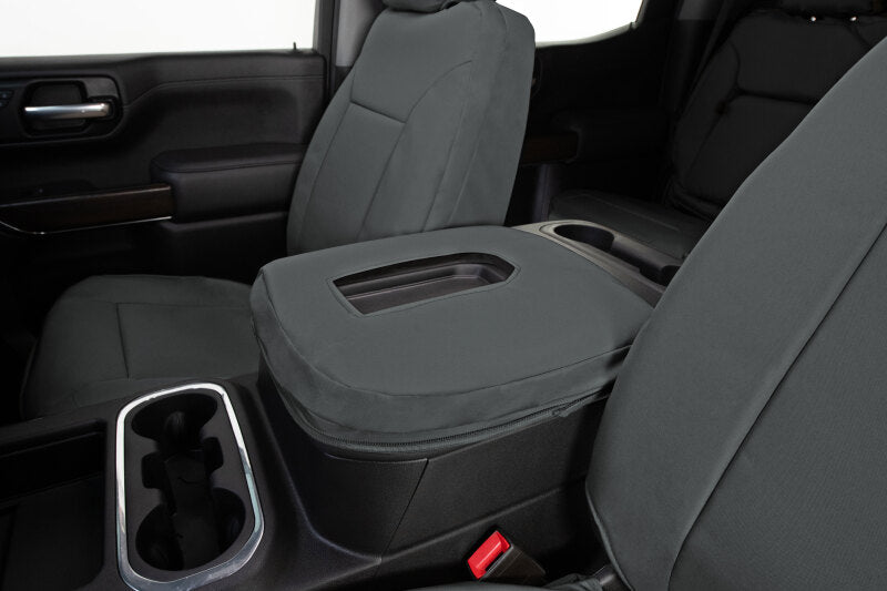 Covercraft 21-24 Ford F-150 Endura PrecisionFit Custom Front Row Seat Covers - Charcoal/Charcoal