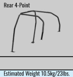 Cusco Chromoly Reg. Capacity 4pt Roll Cage Nissan R33 (S/O/No Cancel) CUSCO BLUE