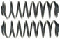 Moog 99-04 Volkswagen Golf 2.0L / 00-05 Volkswagen Jetta 2.0L Rear Coil Spring Set