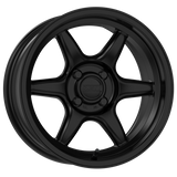 Kansei K11B Tandem 15x8in / 4X114.3 BP / 0mm Offset / 73.1mm Bore - Satin Black