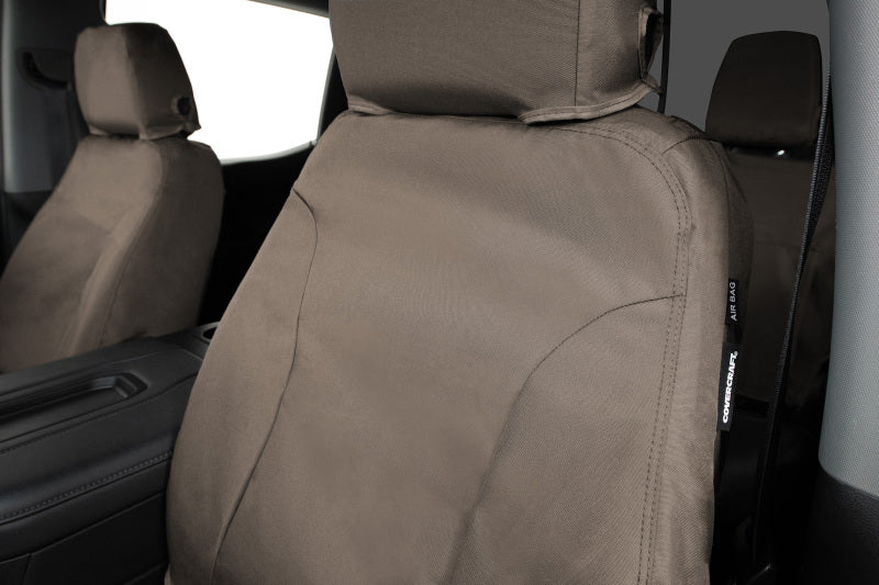 Covercraft 22-26 GMC Sierra 1500 SeatSaver Custom Seat Cover - Waterproof Taupe
