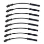 Moroso 99-13 GM LS/LQ 4.8/5.3/5.7/6.0/6.2L Ultra350 8mm Multi-Angle Boot Spark Plug Wire Set - Black