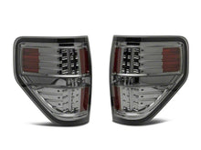 Load image into Gallery viewer, Raxiom 09-14 Ford F-150 Styleside LED Tail Lights- Black Housing- Smoked Lens