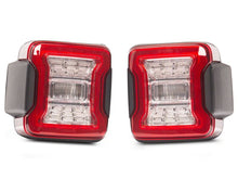 Load image into Gallery viewer, Raxiom 18-26 Jeep Wrangler JL LED Tail Lights- Clear Housing- Clear Lens