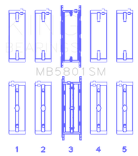 Load image into Gallery viewer, King Engine Bearings BMW S63 Crankshaft Main Bearing Set