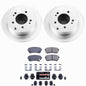Power Stop 10-13 Kia Forte Rear Z23 Coated Brake Kit