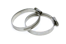 Load image into Gallery viewer, HPS Stainless Steel Embossed Hose Clamps Size 64 2pcs Pack 4" - 4-1/2" (100mm-114mm)
