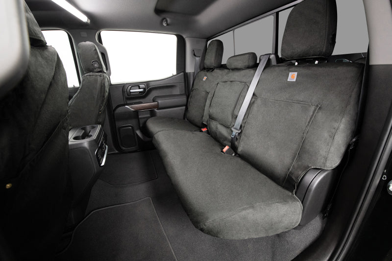 Covercraft 19-20 Ford F150 Carhartt Super Dux SeatSaver Frnt Row Custom Seat Cover - Gravel