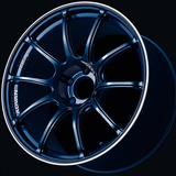 Advan RZII 18x7.5 / +50 Offset / 5x100 / 63mm Bore / Racing Indigo Blue and Ring