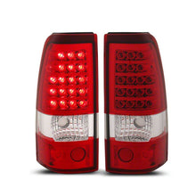 Load image into Gallery viewer, Raxiom 03-06 Chevrolet Silverado 1500 Fleetside LED Tail Lights- Chrome Housing- Red/Clear Lens