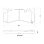 Brembo OE 21-24 Cadillac Escalade/Suburban/23-24 Chevy Silverado 1500 Ceramic Brake Pad - Front