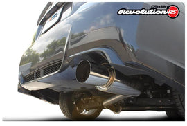 Greddy 11-14 Subaru WRX/STI (Sedan) 76mm Single Side Cat-Back Revolution RS Exhaust