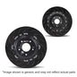 EBC Racing 00-07 BMW M3 E46 3.2L Front 355mm 2 Pc Rotor Replacement (Pair)