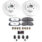 Power Stop 18-25 Jeep Wrangler Front Z36 Coated Truck & Tow Brake Kit