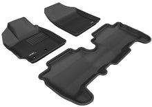 Load image into Gallery viewer, 3D MAXpider 2007-2011 Toyota Yaris Hatchback Kagu 1st &amp; 2nd Row Floormats - Black
