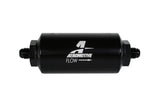 Aeromotive In-Line Filter - AN-06 238 Stainless Mesh Element - Anodized Black