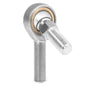 QA1 V Series 3-Pc Rod End - Male/Left Hand - .4375in Bore x 7/16-20 w/Stud - Carbon Steel