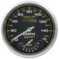 AutoMeter 160mph & 8k RPM Electirc Program 5in. Carbon Fiber Gauge Tach/Speedo