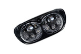 Oracle Harley Road Glide Headlights: Black