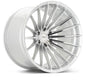 Vossen HFX-4 24x10 - 6x135 - ET25 - Deep Face - 87.1 - Silver Polished Wheel