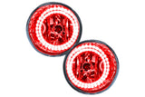 Oracle LED Halo Fogs: 04-15 Nissan Titan (Red SMD Single Color)