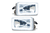 Oracle LED Halo Fogs: 07-15 Chevrolet Silverado (Square Style / White SMD Single Color)