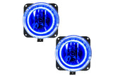 Oracle LED Halo Fogs: 2002 Lincoln LS (Blue SMD Single Color)