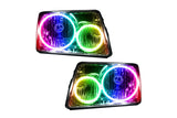 Oracle LED Halo Headlights: 01-11 Ford Ranger (ColorShift RGB / Simple Controller)