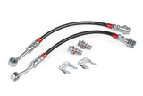 APR Braided Stainless Steel Brake Lines (Set of 2) - Rear